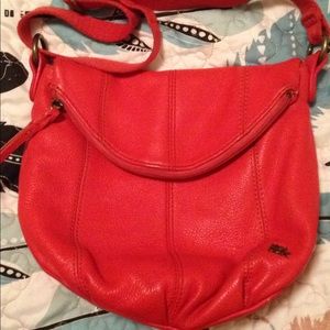 Orange Leather the Sak crossbody